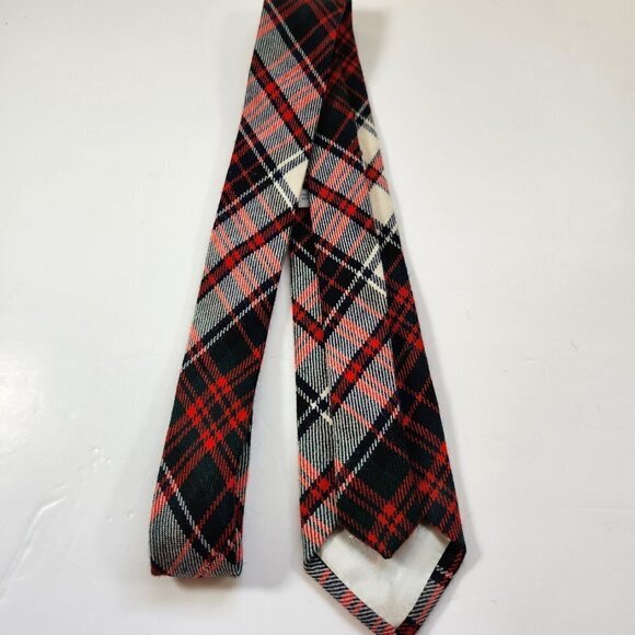 Locharron MacDonald Dress Clan Necktie 100% Wool Tie Made in Scotland - Picture 5 of 7